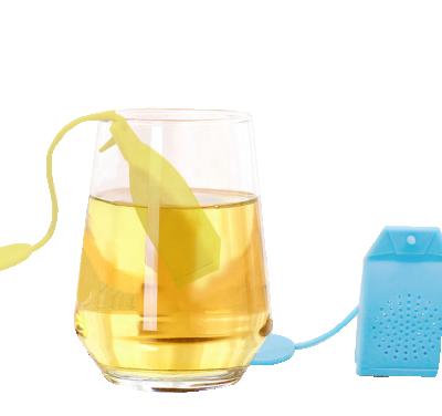 China High Quality Viable Silicone Food Grade Silicone Separator Tea Infuser For Loose Leaf Tea for sale