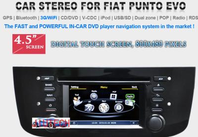 China Car Stereo for FIAT Punto Evo GPS SatNav DVD Player Headunit Radio Multimedia, Fiat Punto for sale