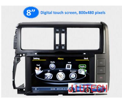 China Car Stereo for Toyota Land Cruiser Prado 150 Series  2009+ GPS Navigation AutoRadio DVD for sale