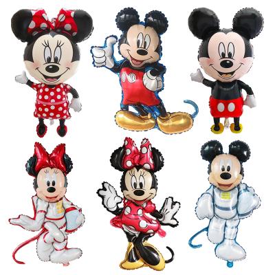 China 1pc Large Mickey Minnie Mouse Foil Balloons Eco-friendly Disposable Cartoon Wedding Birthday Party Baby Shower Layout Decoration Kids Mouse Toys for sale