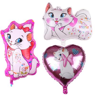 China Amazon Marie Cat Theme Aluminum Balloon Girls Disposable Eco-friendly Birthday Party Supplies Baby Shower Decoration Air Balloon Kid Toy for Kids for sale