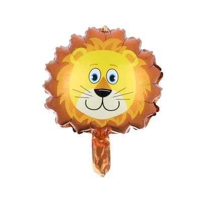 China Eco-friendly Disposable Helium Eco-friendly Disposable Eco-friendly Animal Head Balloon Party Decorations Kid Party Decorations Forest Foil Mini Animals Animal Earring for sale