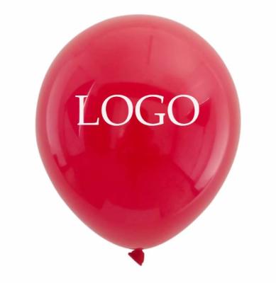 China Disposable Eco-friendly Latex Personalized Logo Custom Helium Balloons Printed With Logo Printing 12inch Latex Balloons For Party Wedding Decorums for sale