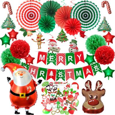 China Durable Helium Clear Latex Balloons Confetti Foil Balloons Letters Eco-friendly Disposable Christmas Decoration Merry Christmas Foil Balloons for sale