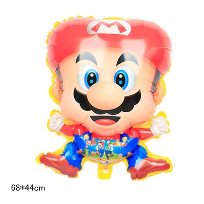 China Eco-Friendly Disposable Mario Helium Balloon Super Mario Foil Balloon Mario Bros For Kids Play Or Decoration Cartoon Balloon for sale