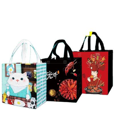 China Cheap Eco Friendly Shopping Bag Color Printing Nonwoven Bag Laminated Bag for sale