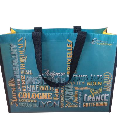 China Promotional shopping bag durable courier consumer rpet bags for sale