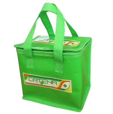 China Custom Waterproof Top Grade Non Woven Printing Cooler Thermal Bag for sale