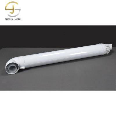 China Flue Pipe 100/60 Coaxial External Pipe pp Pipe pp Aluminum Industrial Condensation Indoor Exclusive for sale