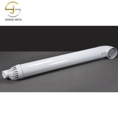 China Industrial Innovative and Durable Condensing Pipe PP Coaxial External Pipe 100/60 Flue Pipe Aluminum Indoor Foreign Trade Special for sale