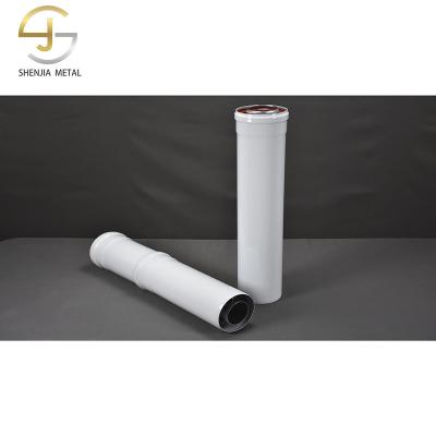 China 50cm Aluminum Alloy Tube Home Use Chimney 100/60mm Industrial Fireplace Extender Non Condensation Accessories for sale