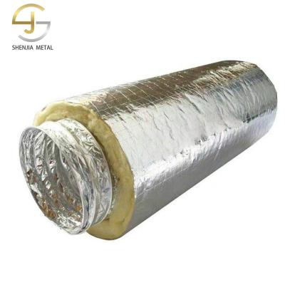 China Insulation Industrial Pipe Air Conditioning Double Layer 4 Inch 10 Meters Sound Insulation Can Be 20k Customized Thickness 30mm for sale