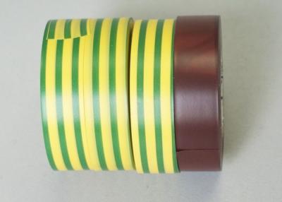 China 0.115MM Thickness Matte Surface PVC Electrical Tapes Black Rubber Adhesion for sale