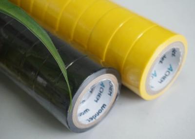 China PVC Fire Retardant Electrical Insulation Tape 18mm Width And 9m Length for sale