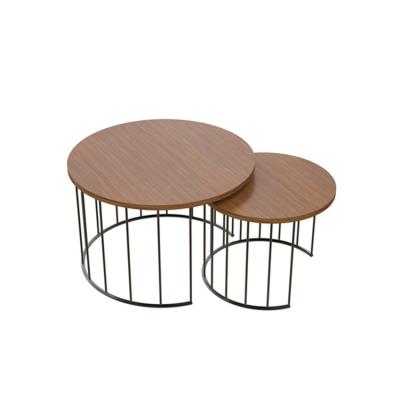 China Factory Wholesale Custom Set 2 Low White Storage Wire Table Double Outdoor Luxury Coffee Table for sale