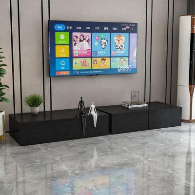 China Rectangle Modern Adjustable Living Room TV Extension Simple Design Wooden Cabinet (Other) for sale