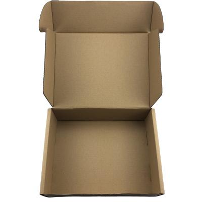 China Recyclable Kraft Paper Factory Customized Three-Layer Corrugated Single Wall Aircraft Togo Express Packing Box for sale