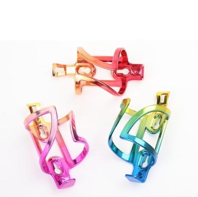 China Water Bottle Holder Colorful PC Bike Bottle Holder Plastic Bicycle Bottle Recycling Holder Cages Bottle Bracket Recycling Mount For Mountain Road Bike Accessories for sale