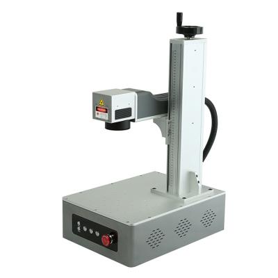 China 3D Mini Draagbare Vezellaser die Machine voor Metaal merken Te koop