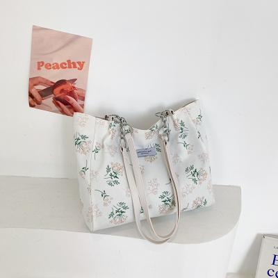 China Fashion\Comfortable\Durable Drop Shipping Custom Printed LOGO Shopping Canvas Bag Reusable Eco Friendly Weekend Travel Bags Large Tote Bag for sale