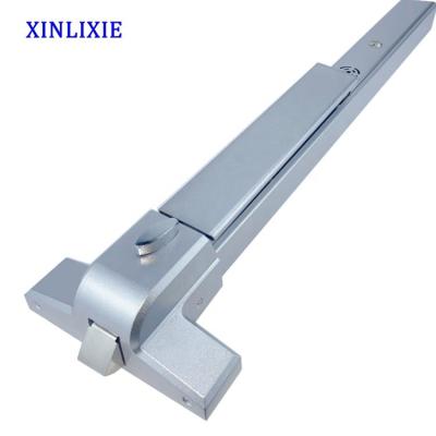 China hotel & hospital & school & Mail & Office Building Emergency Escape Door Exit Device Iron Alarm Paint Sliver 650MM Anti Panic Bar for sale