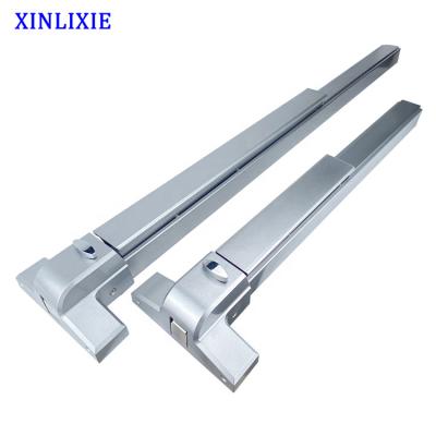 China hotel & hospital & school & Mail & Commercial Emergency Escapevertical Rod Fire Push Panic Bar Office Building Iron Painting Tape Safety Exit Device for sale