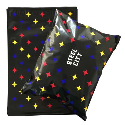 China Envelope Ship Mail Mailing Poly Printing Express Service Packaging Logo Shipping Bags Custom Black Plastic Express Mail Bag For Clothes for sale