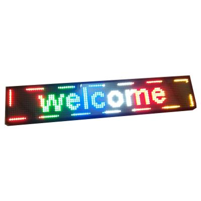 China Store 39 inch WIFI Programmable /USB 16*96 Pixel LED Display Roll Message Signs for sale