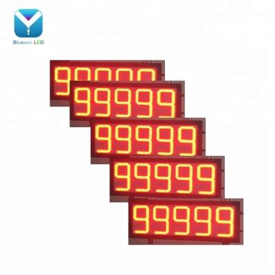 China Gas station single integer 10 inch display four digit 7 segment led display for 2019 new goods in china for sale