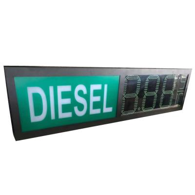 China Red Buildings Long Service Life Digital Gas Station Price Signs Led 7 Segment Display for sale