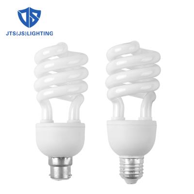 China PUBLIC AC E27 B22 15w 20w 220V INTERIOR MINISTRY half spiral fluorescent light warm white cfl energy saving for sale