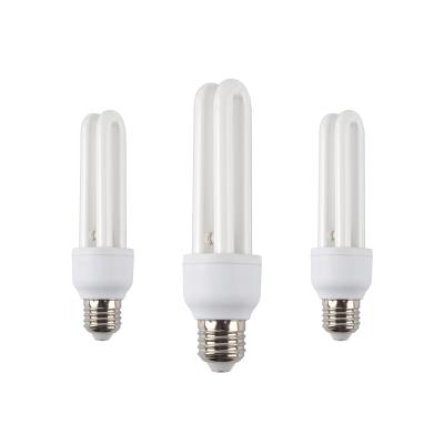 China Wholesales Indoor Warm White Energy Saving AC 220V 5 Cfl E27 B22 7 10 12W U Fluorescent Lamp for sale