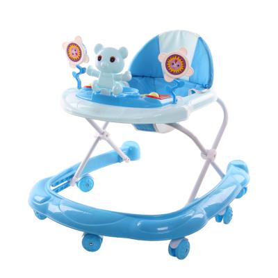 China Small Bear Baby Walker 2020 New Model 8 Simple Design Swivel Wheels Baby Walker With Light And Music for sale