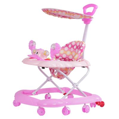 China Duck Baby Walker 2020 New Design 8 Wheels Babies Boy Baby Walker With Push Handle for sale