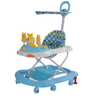 China Music and light 2020 hot sale 8 wheels flshing educational indoor baby walker with music for sale