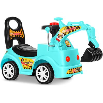 China Electric Car High Strength Bearing Mini Excavator Toy Electric Children Electric Excavator/Kids Electric Car Mini for sale