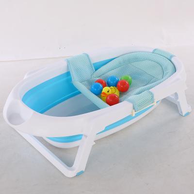 China Baby Bath Cleaning Baby Folding Hot Selling Bathtub For Newborn Baby With Temperature Warning Design for sale