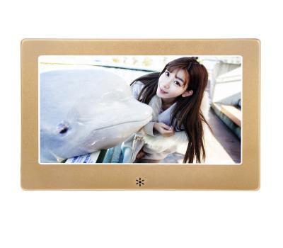 China Hot Sale 7 8 Clock Wholesale Cheap Slim Electronic 10 Inch Metal Digital LCD Photo Picture Clock With Picture Video Playback for sale