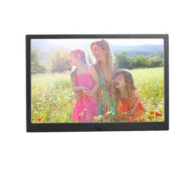 China 12.1 Inch Digital Picture Frame Metal Multi Digital VCR Clock for sale