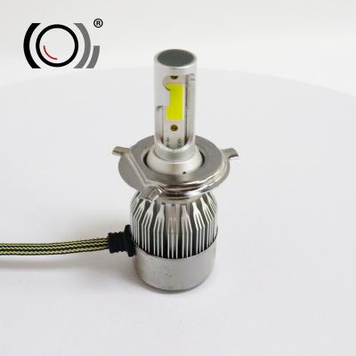 China Aluminum LED C6 h4 12w 360 degree motorcycle led headlight for car truck motorbike headlight with factory price for sale