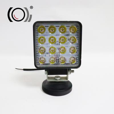 China New Arrival Factory Price 12V Square LED Light For 4x4 Car Led Working Light For Truck 11.0CM*11.0CM*3.5CM for sale