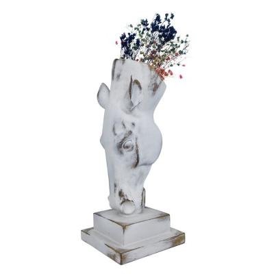 China North America/Europe Ornament Statue Resin Horse Art Sculpture Home Decoration Vase Craft For Europe Living Room for sale