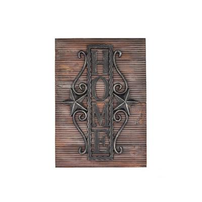 China North America/Europe Resin Letter Red Wooden Wall Art Home Hanging Board Decoration Art Crafts for sale