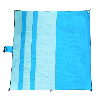 China Outdoor Activity Sandproof Beach Blanket, 290*290CM Large And Compact Beach Mat Sand Mat Quick Drying Free, Light, for sale