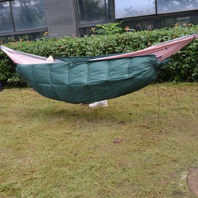 China Wrap Type High Quality 30D Polyester Recycle Sleeping Bag Hammock Underquilt For Outdoor Camping for sale