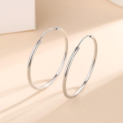 China CLASSIC Cartilage Hoop Endless Hoop Earrings Big 3 Sizes For Women Men Girls for sale