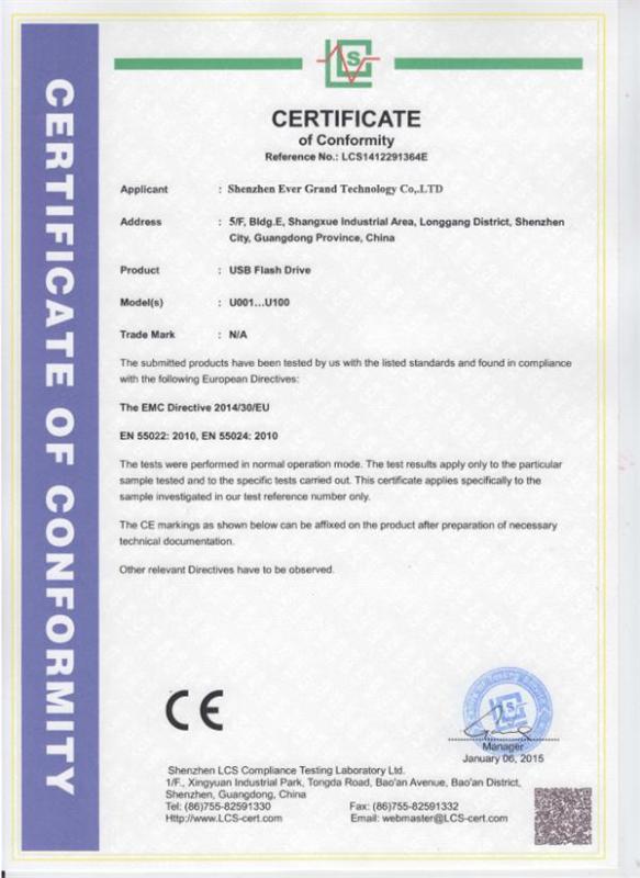 CE - Shenzhen Ever Grand Technology Co., Ltd.