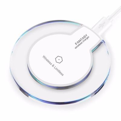 China Free Samples Charging Portable Power Bank Universal Qi Wireless Phone Charger For Samsung/iPhoneX for sale