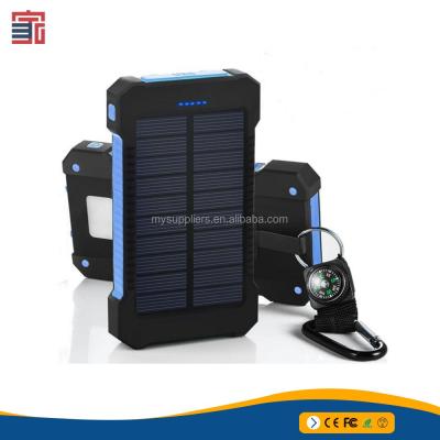 China High Capacity Portable Mobile Cell Phone 5000mah Solar Battery Charger, 24000mah Rohs Solar Power Bank Charger Instructions for sale