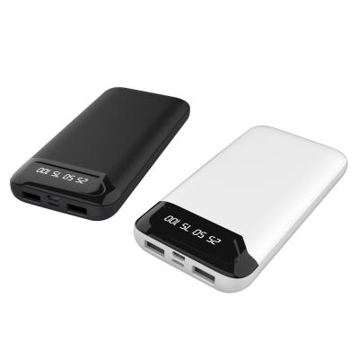 China High capacity 10000mah with the stable 4 times charger. Factory Directly Digital Display Power Bank 10000mah Mobile Cell Phone Charging for sale